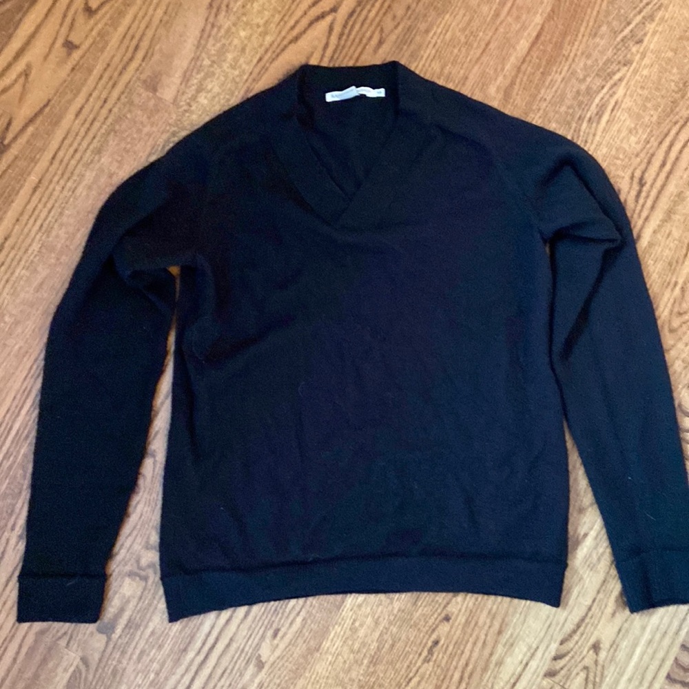 Black Raleigh Workshop Wool Sweater - small